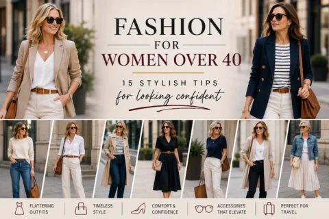 Fashion for Women Over 40: 15 Stylish Tips